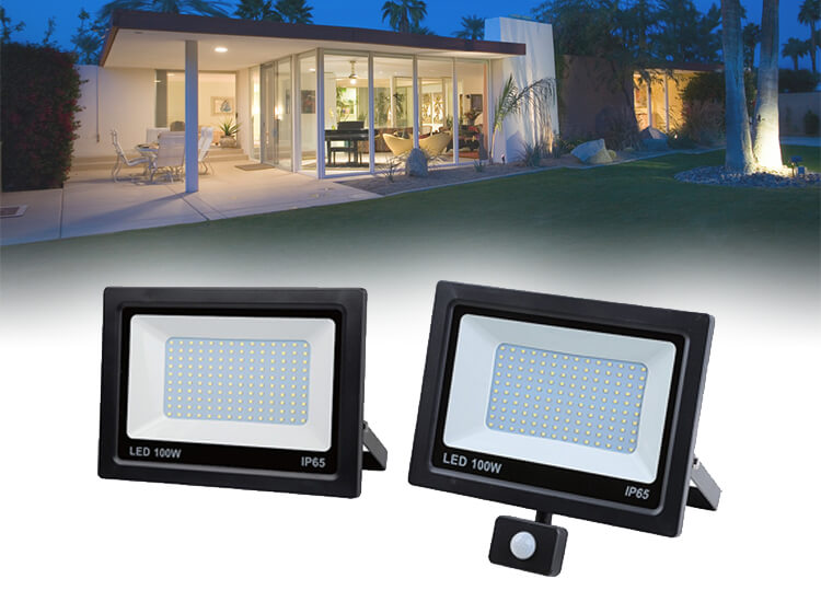 Hofftech SMD LED stralers met en zonder sensor met vermogen tot 100W