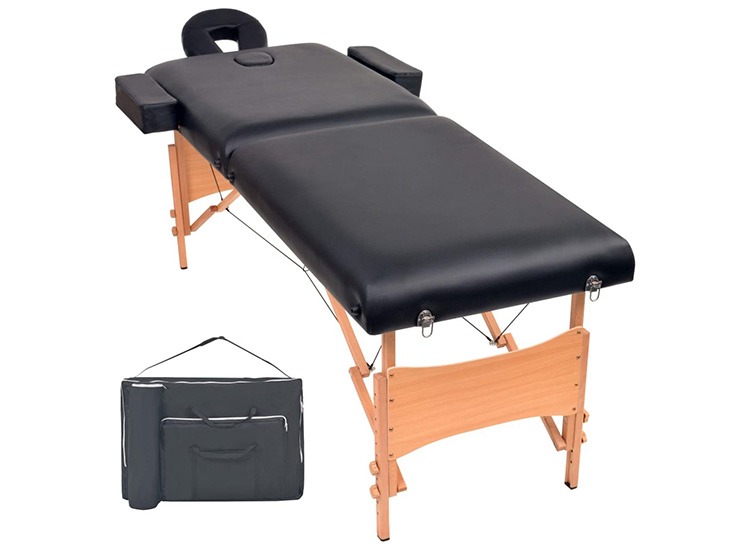Lowander massagetafel 185x60cm - Behandeltafel inklapbaar - Inclusief draagtas