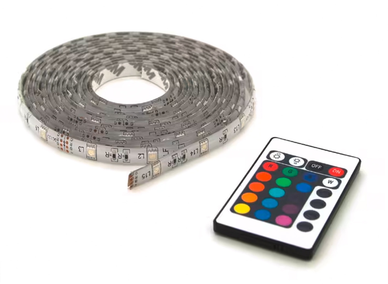 Prolight LED strip met sensor - warm wit - 2 x 1,2m