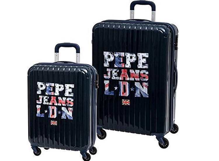 Pepe Jeans ABS trolleyset - 2 delig - Letter