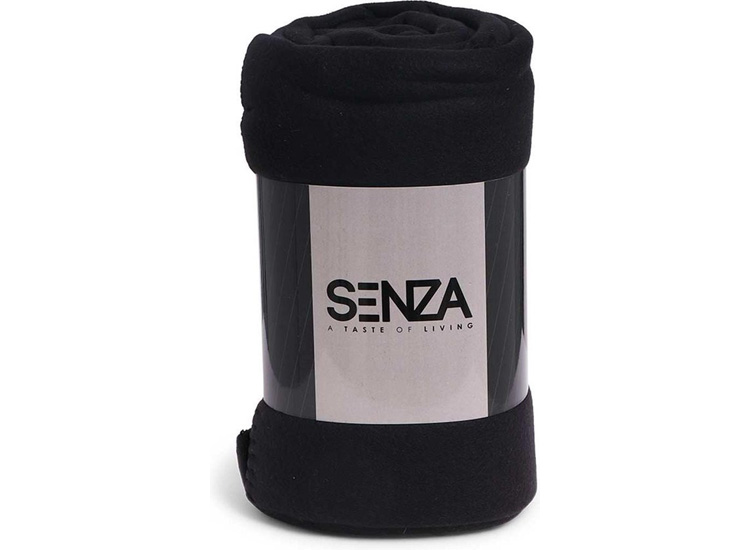 SENZA Plaid - Zwart - 130x150cm