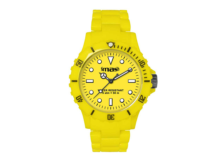 Smash unisex horloge Neon - Geel