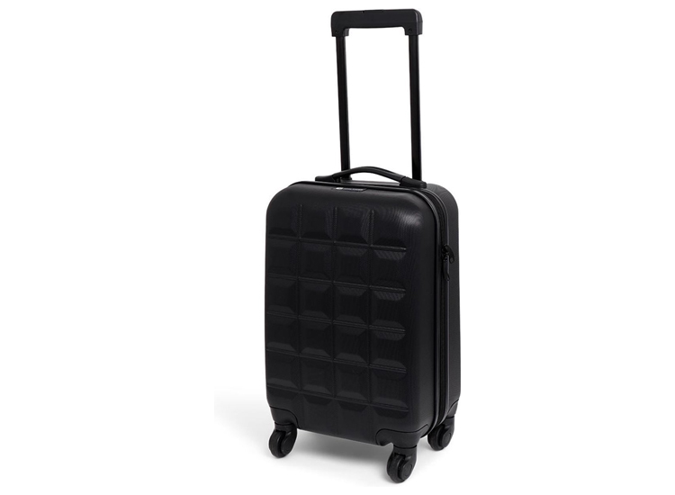 Norlander Trolley Squared Handbagage reiskoffer 37 Liter Zwart