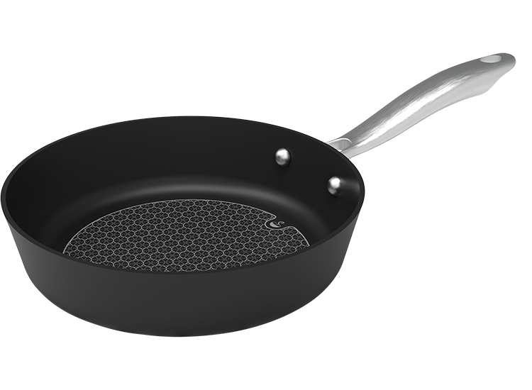 Sandra's Keukenmini's Koekenpan - RVS - Zwart - 16CM