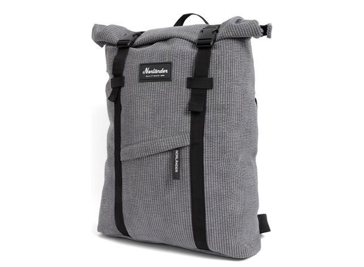 Norlander Rugzak Vintage Ribbel backpack 28L - Grijs - Corduroy