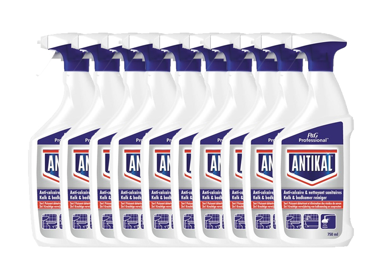 Afbeelding van Antikal Kalkreiniger - Badkamerreiniger - 10x 750ml