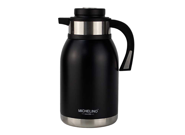 Michelino Isoleerkan 2L - RVS - Zwart