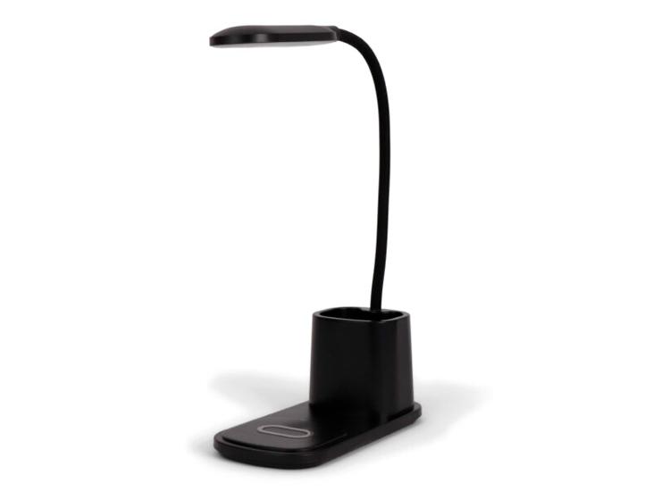 BRAINZ Home Office Bureaulamp - Draadloze oplader - Zwart