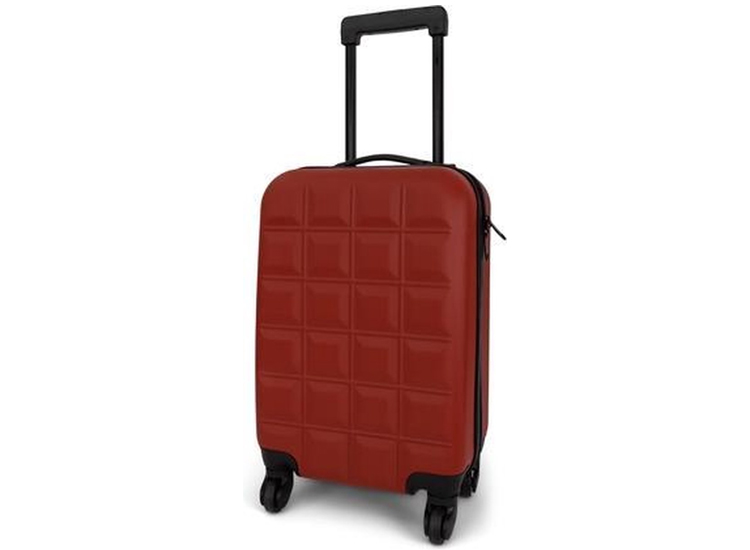 Norländer Cabin Size Trolley Squared Rood