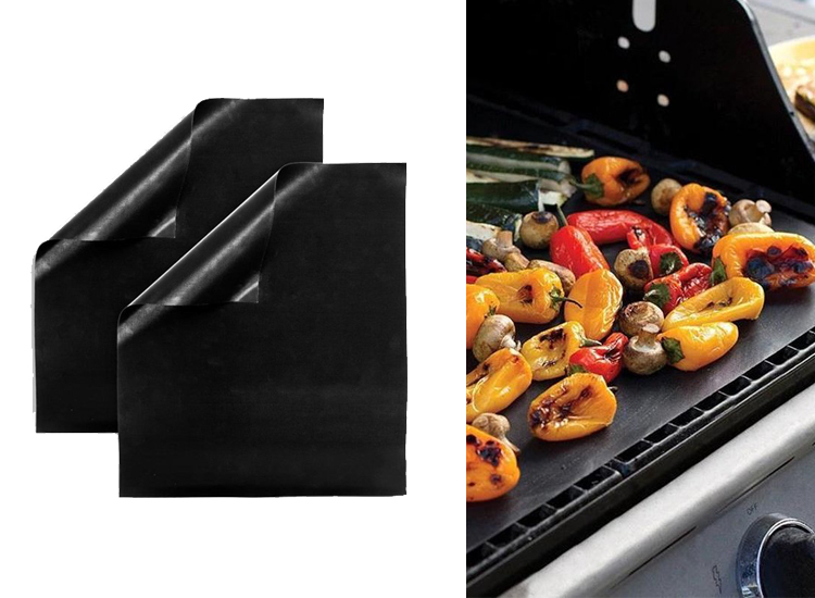 Afbeelding van GUSTA BBQ Grillmatten - Set van 2 - Zwart