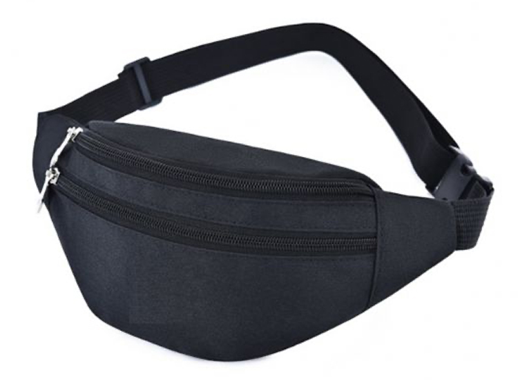 Basic Heuptasje - Verstelbare riem - Fannypack - Zwart