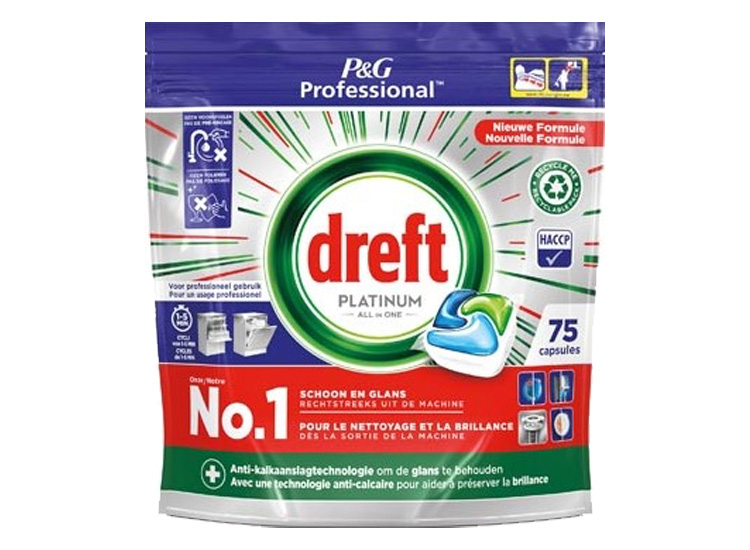 DealDonkey Dreft Platinum regular vaatwastabletten - 75 stuks aanbieding