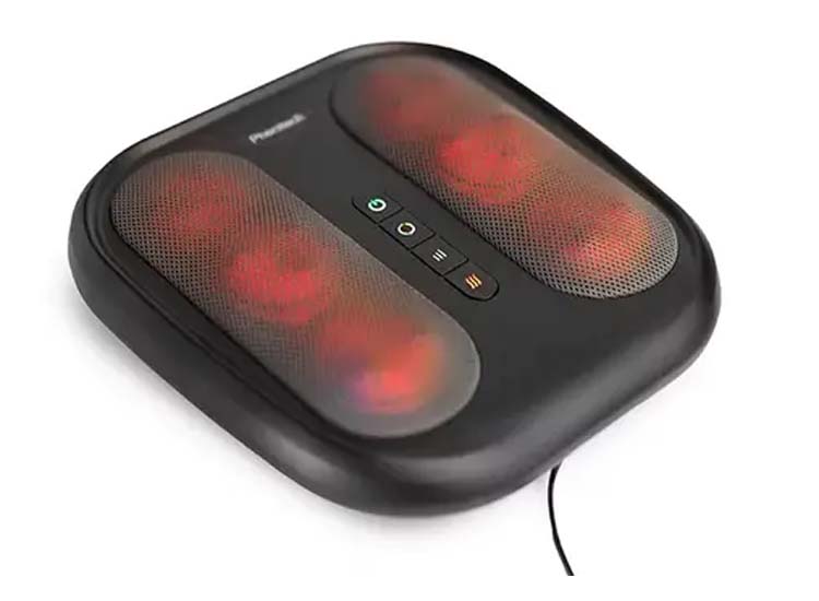 QLT 2 in 1 voetmassage Shiatsu infrarood Zwart