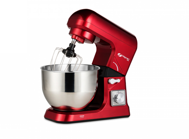Magnani Keukenmachine - Rood - 5 liter kom - 1000W