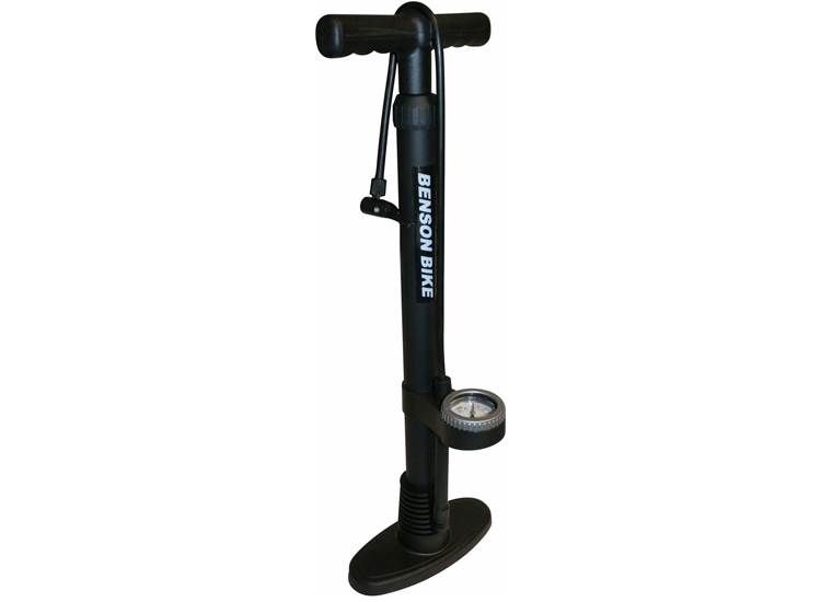 Benson Fietspomp Profi + Manometer - Auto en Hollands ventiel - Max 11 Bar