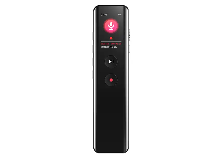 FEDEC digitale voice recorder Bluetooth- Compact design Zwart