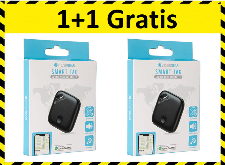 Deal Donkey - Silvergear Mfi Tracker Tag Met Ios Zoek Mijn Functie 1+1 Gratis