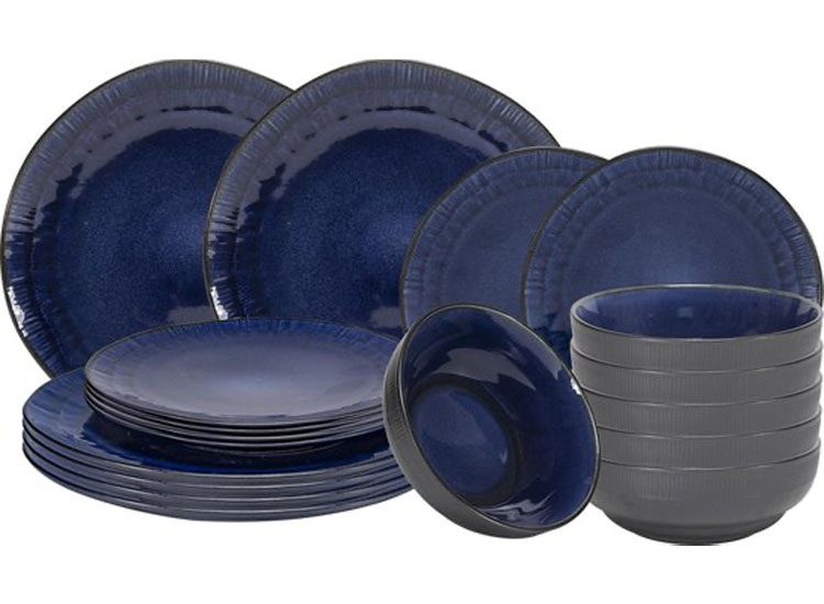 Serviesset Athene - Navy - 18-delig