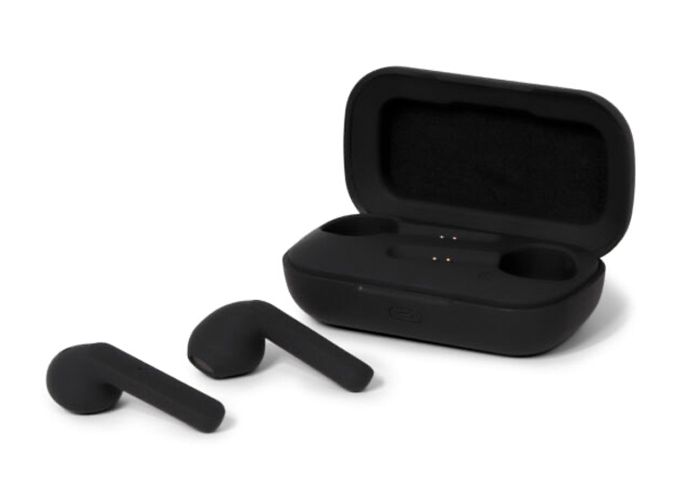 BRAINZ Draadloze oordopjes In-Earbuds Noice cancelling -Compacte case Zwart