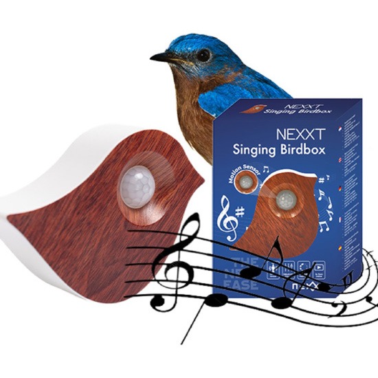 Nexxt Vogelgeluiden Vogel - Met Sensor - Hout