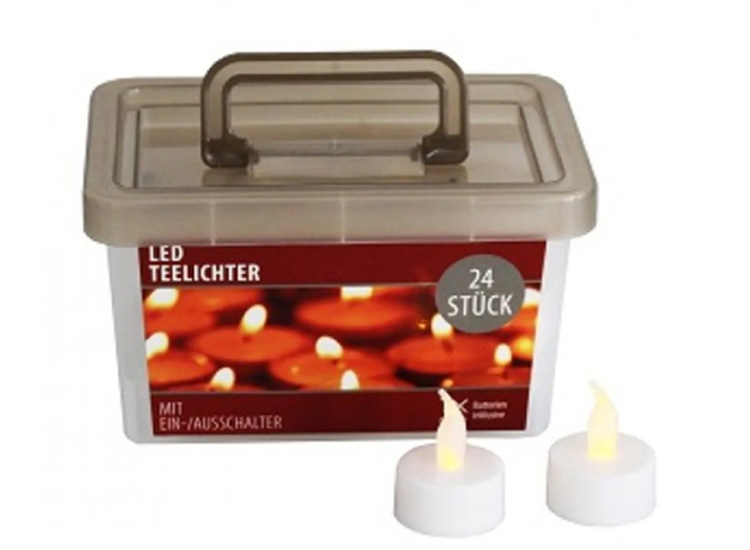 LED Waxinelichtjes - 24 Stuks