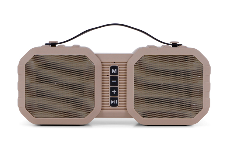 BRAINZ Power Cube Speaker Taupe