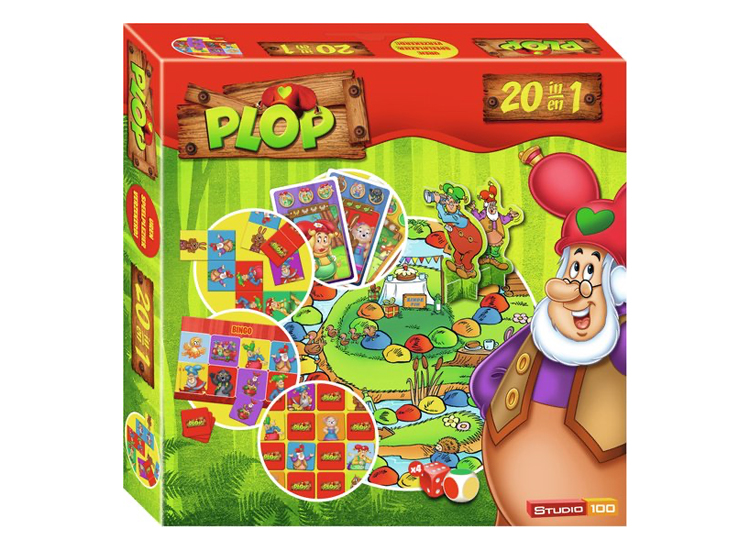 Kabouter Plop bordspel 20 in 1 spel 20 spellen