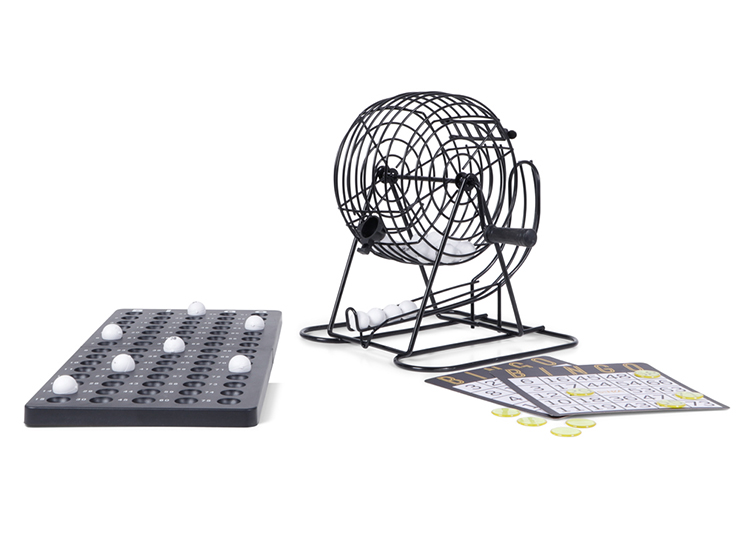 SENZA Bingo Spel - Inclusief accessoires - Tot 18 personen - Zwart