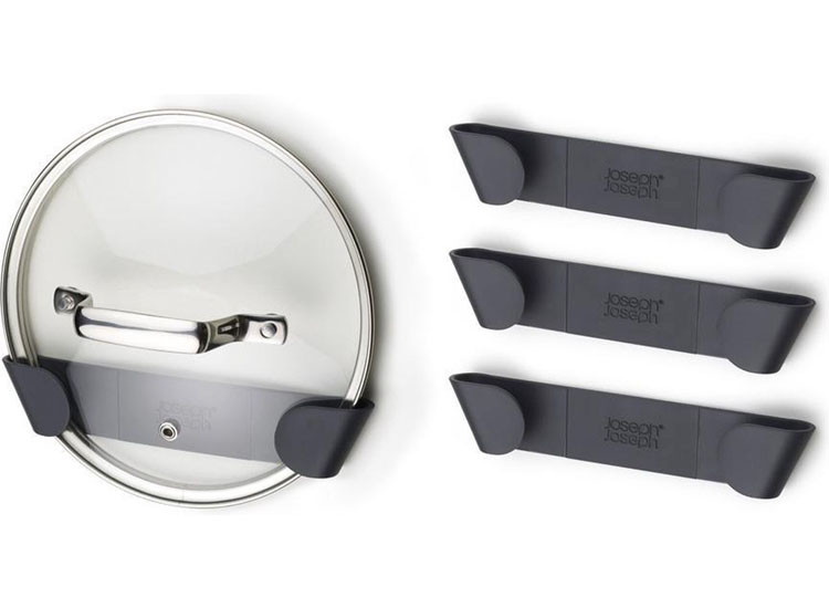 Joseph Joseph CupboardStore Keukenkast Organiser Pannendekselhouder - Kunststof - Set van 4 Stuks - 