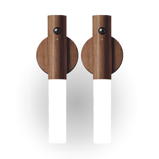 LED Nachtlampje met Bewegingssensor 2-pack - Warm Wit - Oplaadbaar