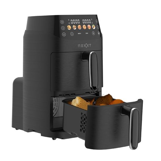 Nexxt Double Stack Airfryer 2x 2,5 liter - Zwart