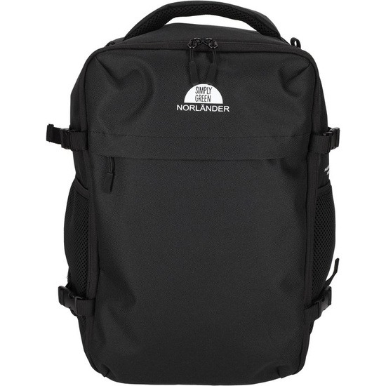 Norlander Dull PU Rolltop Rugtas - Rugzak - Zwart - 20L - 15,4 inch laptopvak