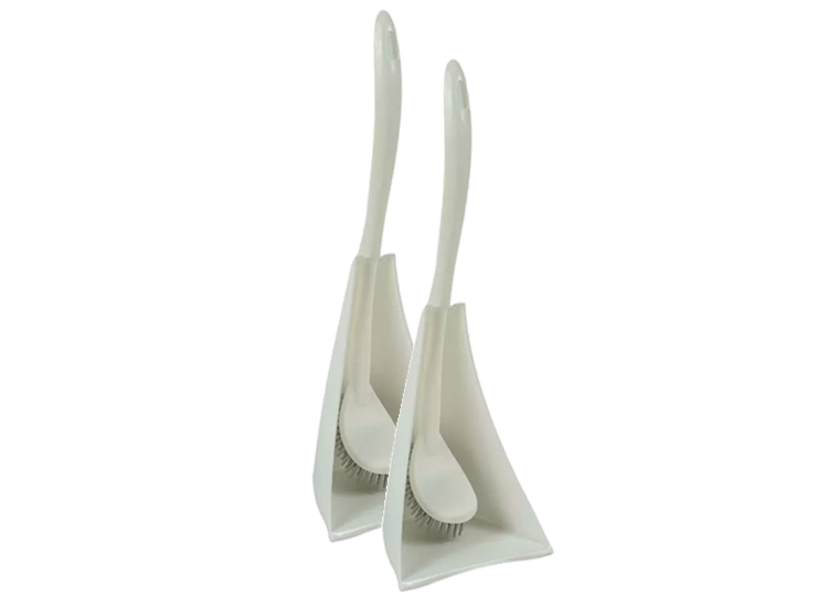 Multifunctionele Schoonmaakborstel - Met Houder - Kunststof - 2-pack