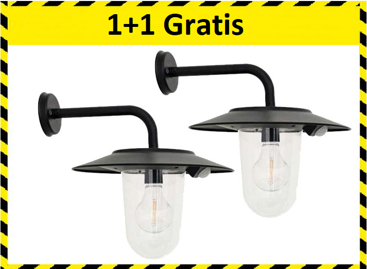 Sil Products Solar Stallamp Met Bewegingssensor Wandlamp Buitenlamp 1+1 Gratis