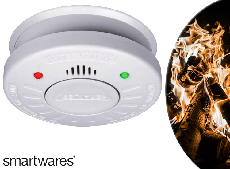 Dagaanbieding - Smartwares rookmelder - inclusief batterij die 10 jaar meegaat dagelijkse koopjes