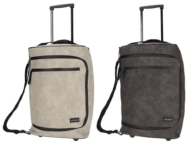 Norlander Nubuck Lyon reistrolley 17L - Handbagage trolley - Fluweel Nubuck