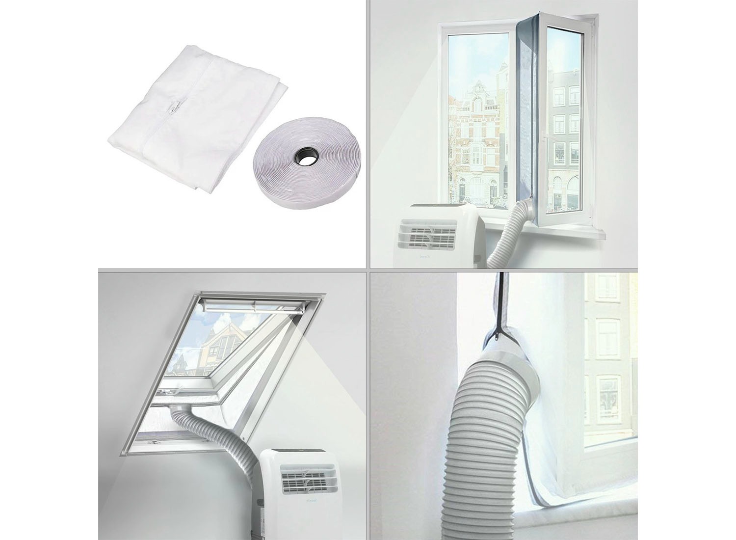 FDBW - Mobiele Airco Raamafdichtingskit - 300 cm