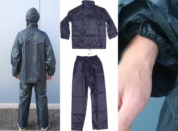 Lastpak Basic Regenpak met Capuchon - Blauw - Maat M tot 3XL afbeelding