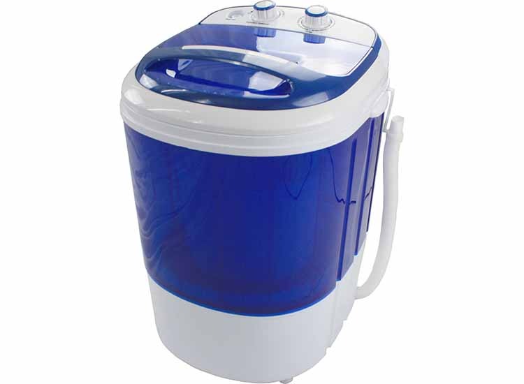 Lowander mini wasmachine 3kg - Camping wasmachine met bovenlader (2de Kans Deal)