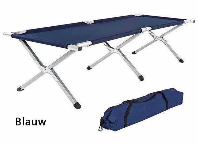 NordFalk XXL veldbed 200x71cm blauw (2de Kans Deal)