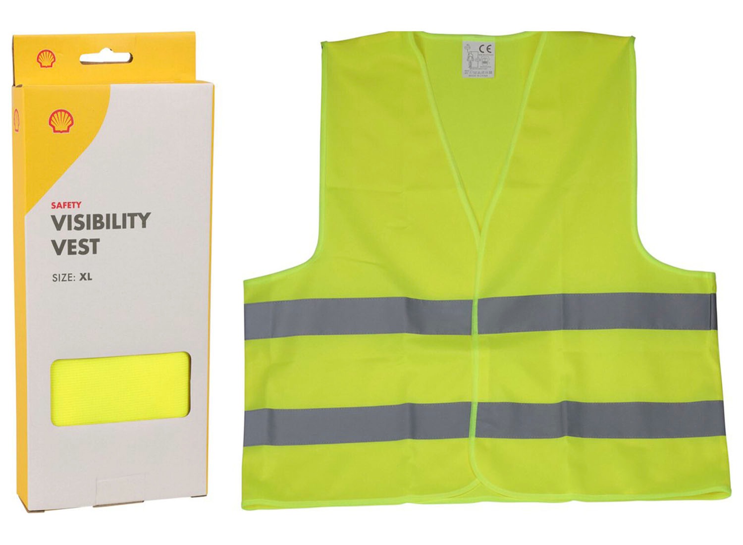 Shell veiligheidshesje reflecterend geel - XL