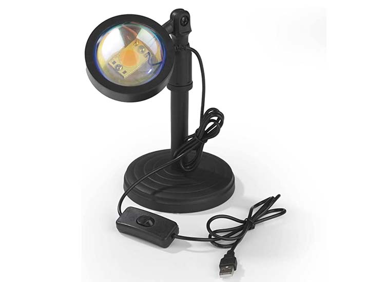 MAXXMEE LED zonsondergangslamp - Projectorlamp - Zwart