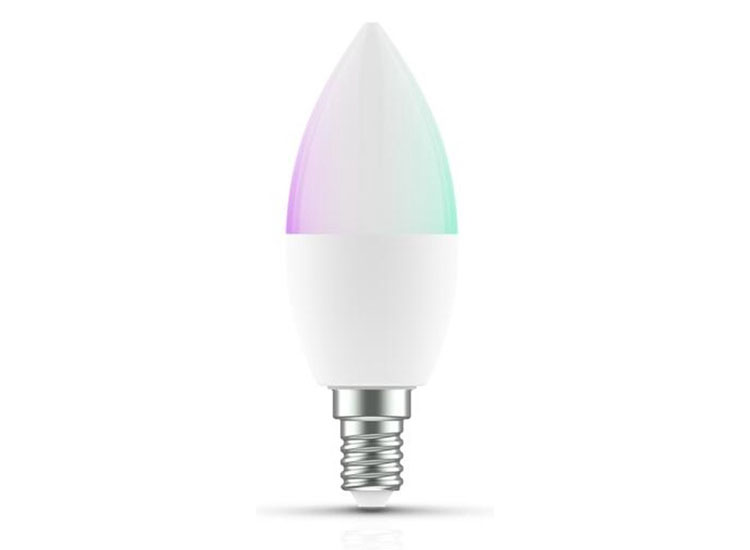 Qnect slimme Wi-Fi RGB LED kaars - E14 afbeelding