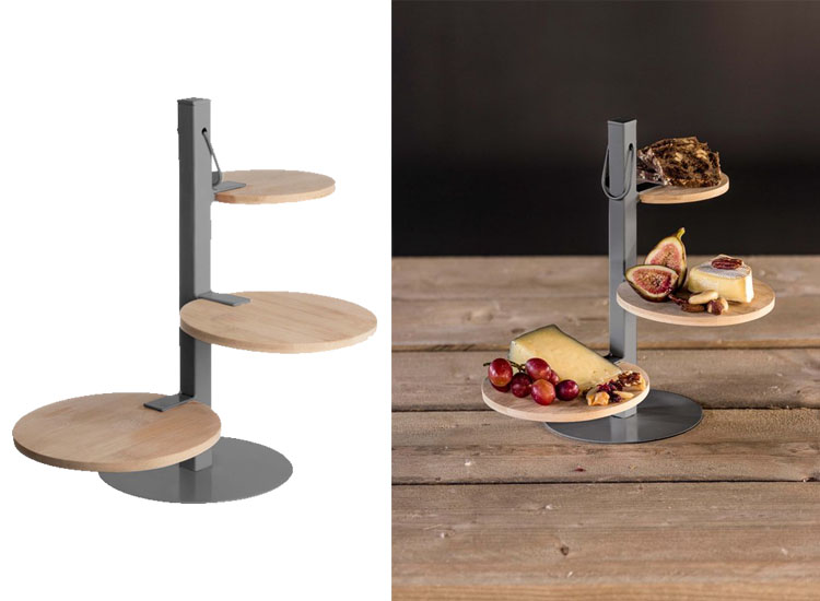 Gusta Serveertoren - Etagere - ø16x30,5cm - 3 laags