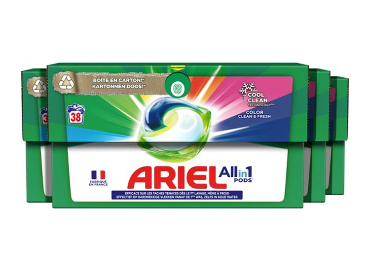 Afbeelding van Ariel All in 1 Wasmiddel Pods - Kleur - 152 Wasbeurten - Voordeelverpakking