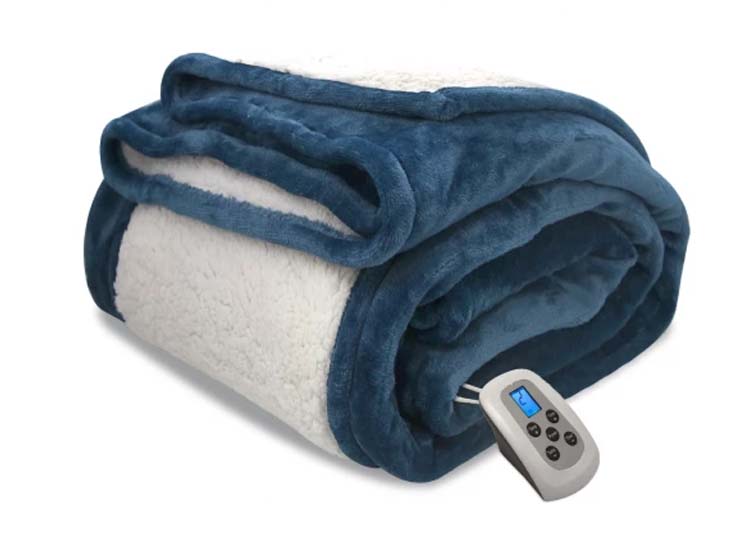 DealDonkey Swiss Nights Sherpa Fleece - Elektrische Warmte Deken - 150 x 180cm aanbieding