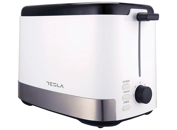 Tesla TS300BWX Broodrooster 800W Ontdooien & Roosteren Toaster