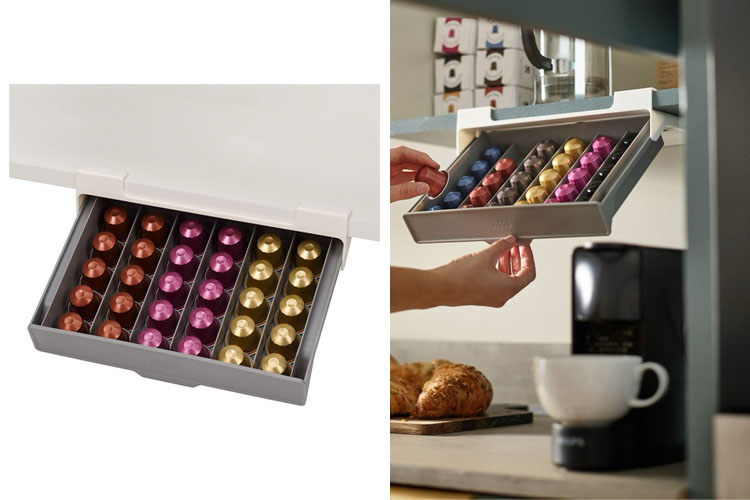 Joseph Joseph Ladeorganizer Koffiecups CupboardStore Nespresso capsules 30 cups