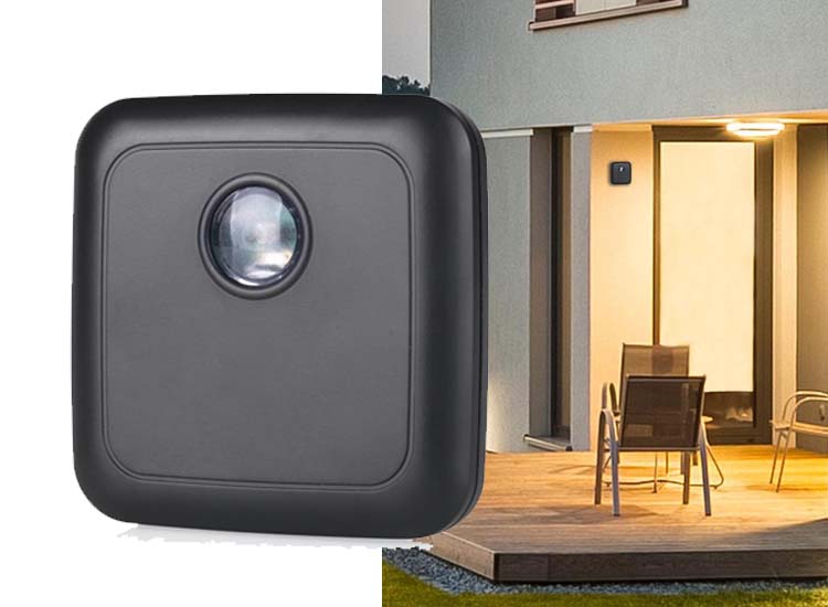 SMARTWARES wandlamp - Outdoor Dag/Nacht - Lichtsensor - Zwart