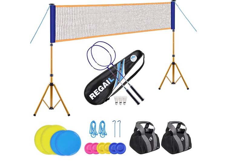 Benson Badminton/Frisbee Set - Inclusief Accessoires - 25 delig